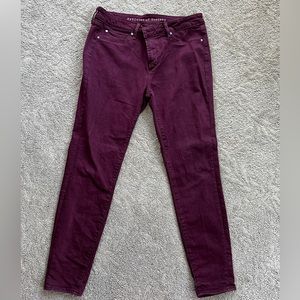 Articles of Society jeans | size 31. Burgundy/Eggplant color